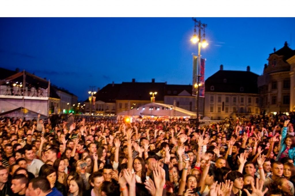 Nightlife In Sibiu, Romania